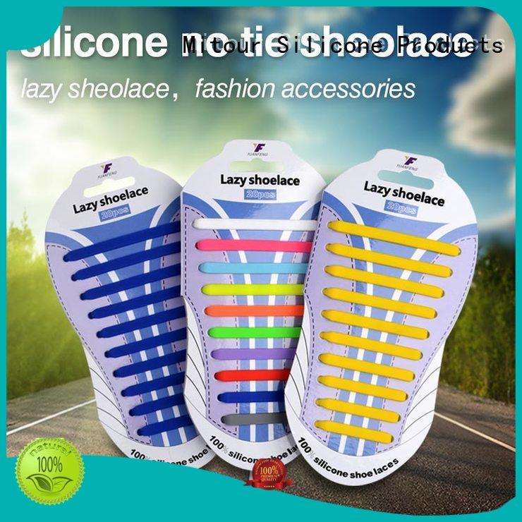 high-quality silicone shoelaces shoe laces for child Mitour Silicone Products