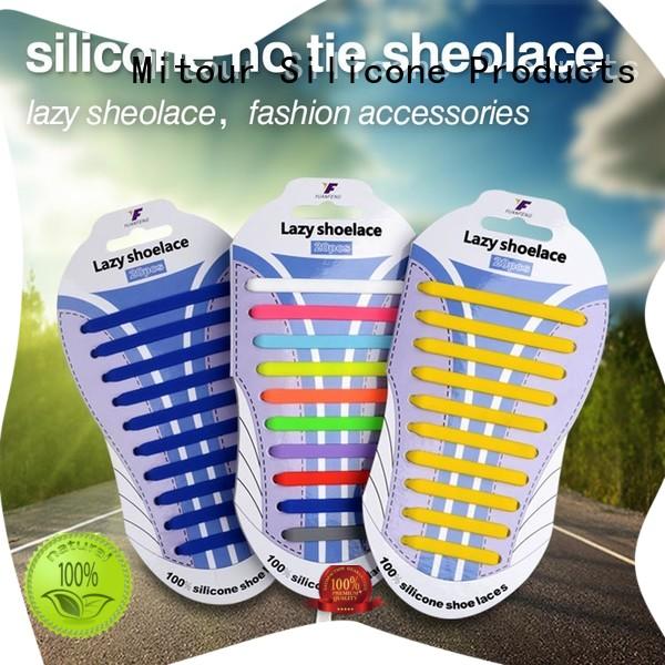 Mitour Silicone Products hot-sale no tie elastic silicone shoelace inquire now for boots
