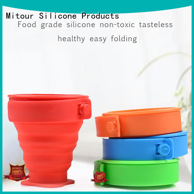 outdoor silicone folding bottle for water storage Mitour Silicone Products