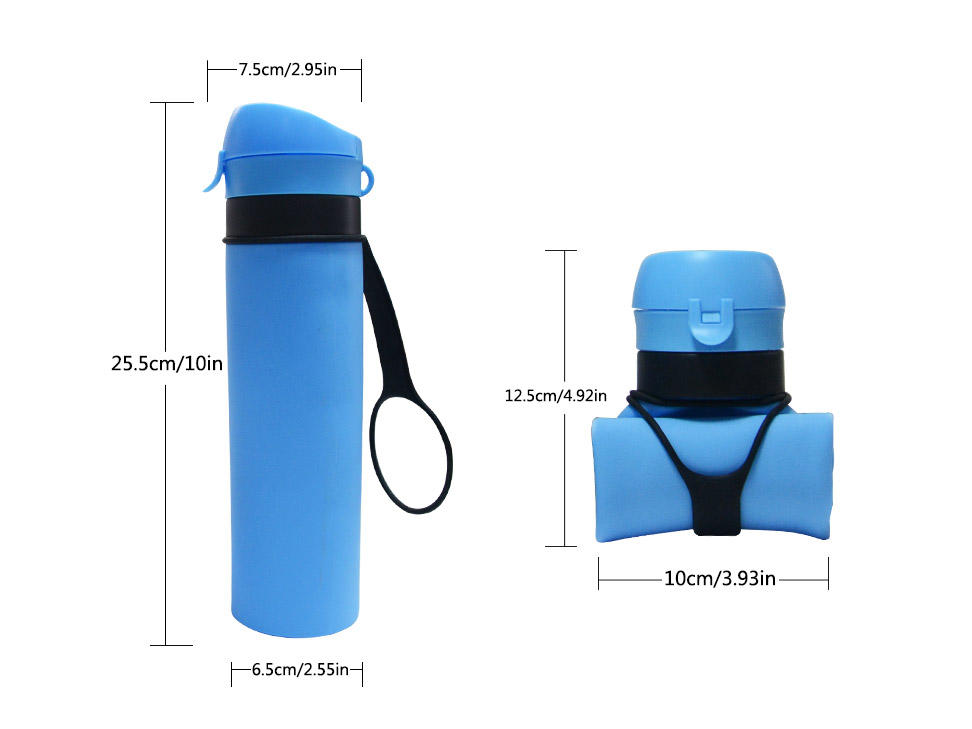 Mitour Silicone Products sports silicone collapsible bottle supplier for children-2