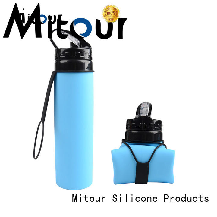 Mitour Silicone Products portable silicone folding bottle for children
