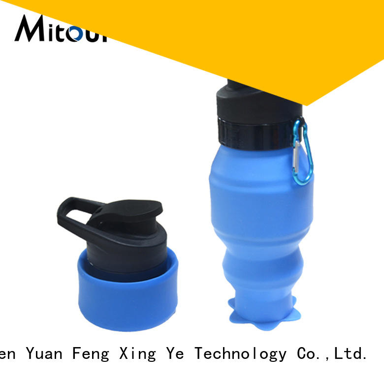 Mitour Silicone Products foldable bamboo water bottle inquire now for water storage