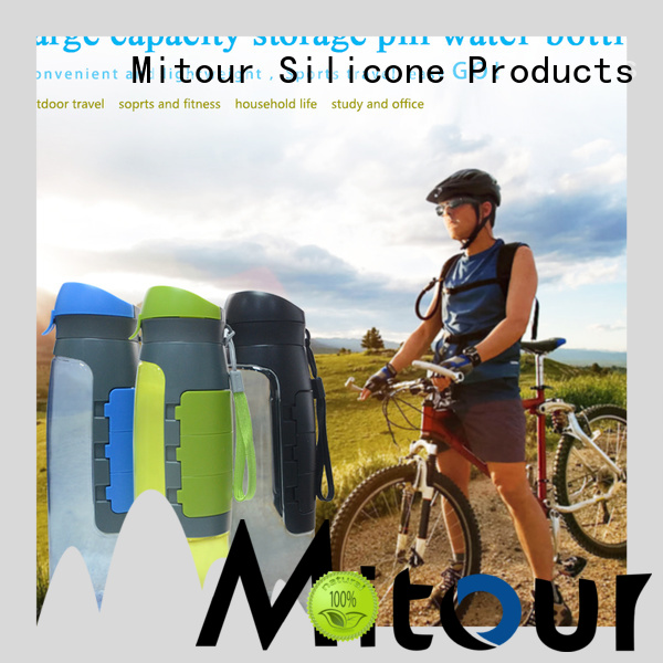 Mitour Silicone Products Top glass water bottle price supplier for water storage