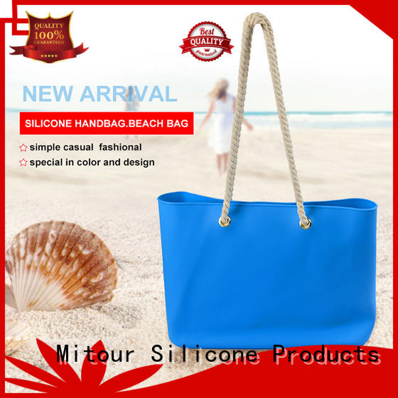 custom silicone beach tote OEM for trip Mitour Silicone Products