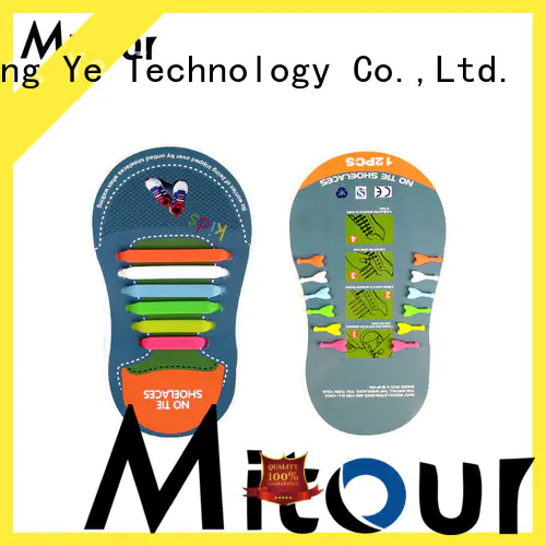 lazy silicone no tie shoelaces for child Mitour Silicone Products