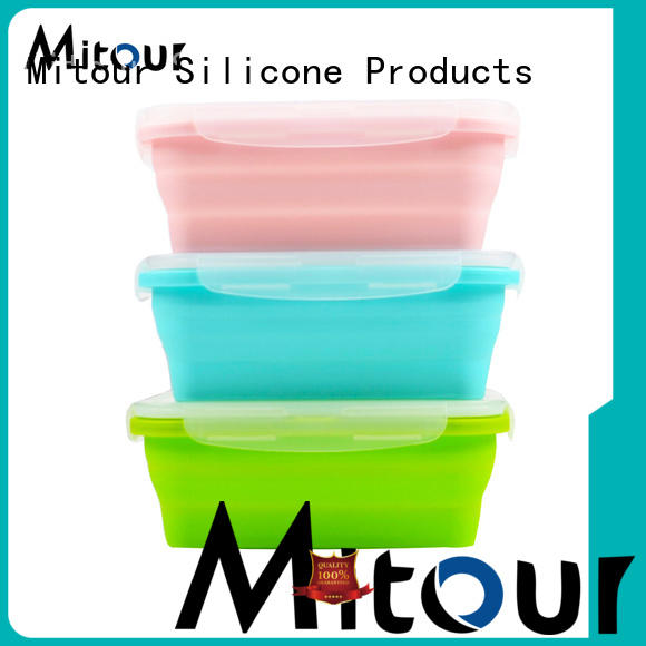 Mitour Silicone Products foldable silicone place mat box for children