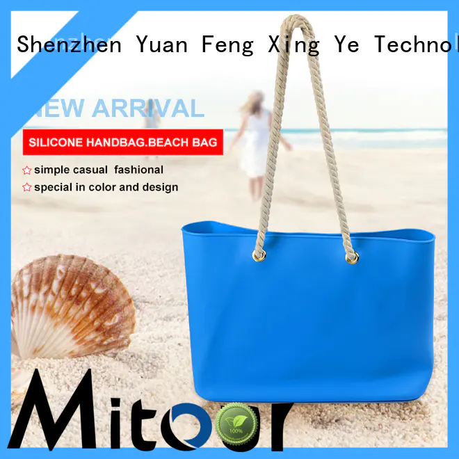 Mitour Silicone Products silicone silicon beach bags shoulder for girls