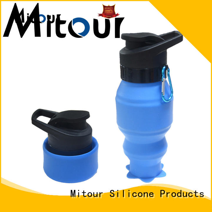 Mitour Silicone Products High-quality eco glass water bottle for children