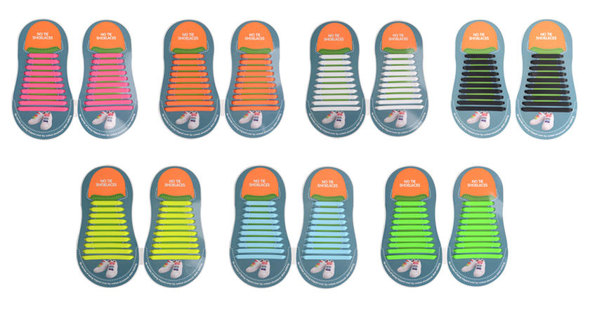 Mitour Silicone Products no tie silicone shoelaces for child-3