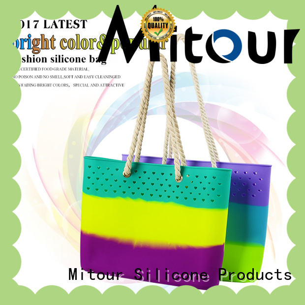 Mitour Silicone Products shoulder silicone travel bag manufacturer for girls