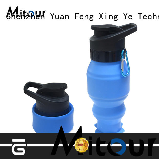 collapsible collapsible silicone water bottle for wholesale for water storage
