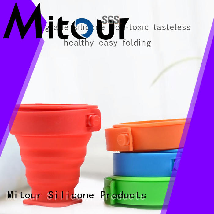 Mitour Silicone Products collapsible silicone sleeve bottle for water storage
