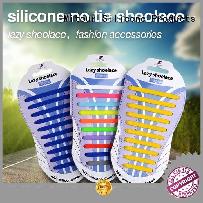 lazy silicone no tie laces silicone for boots Mitour Silicone Products