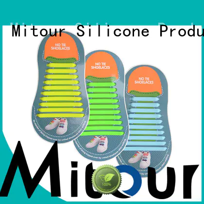 custom no tie elastic silicone shoelace inquire now for shoes Mitour Silicone Products