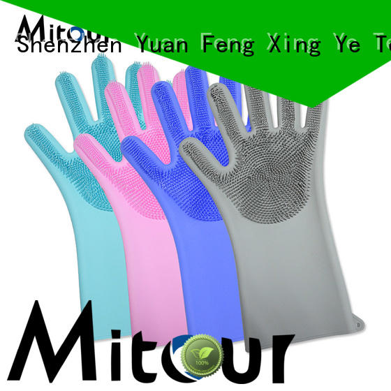Mitour Silicone Products silicone washing gloves ODM
