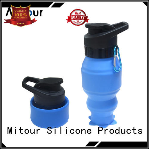 silicone squeeze water bottle sports for children Mitour Silicone Products