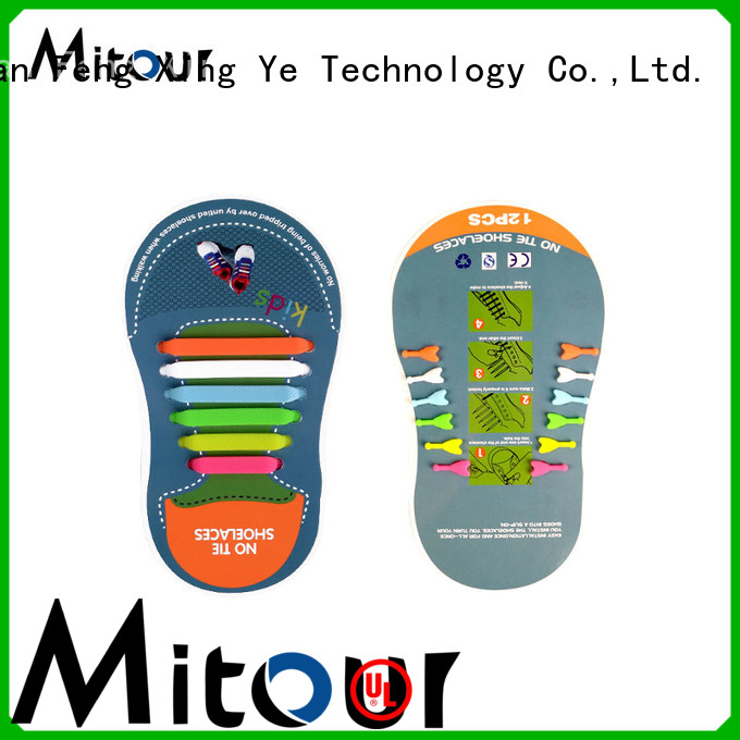 Mitour Silicone Products custom silicone shoelaces free sample for shoes