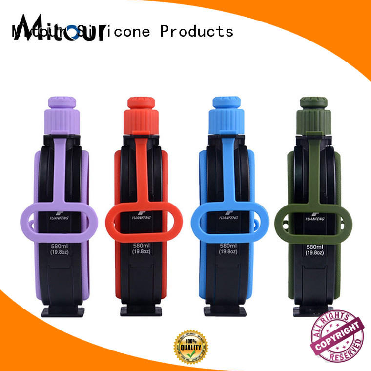 collapsible silicone water bottle for wholesale for water storage Mitour Silicone Products