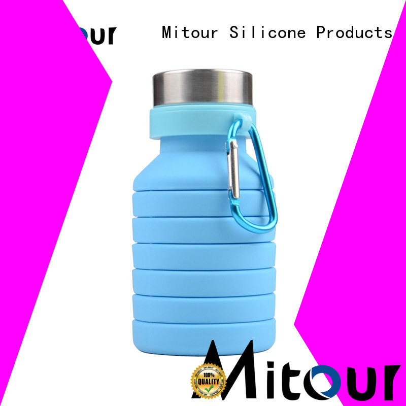 collapsible silicone milk bottle for children