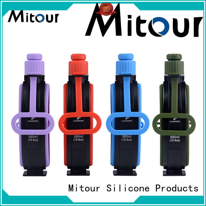Mitour Silicone Products portable collapsible water bottle silicone purse for water storage
