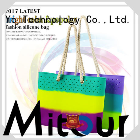 collapsible silicone bags custom handbag for trip