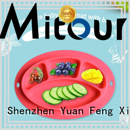 Mitour Silicone Products foldable silicone table mat for children
