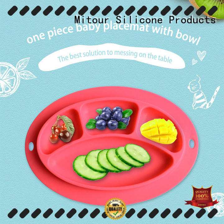 silicone silicone placemat plate for baby Mitour Silicone Products