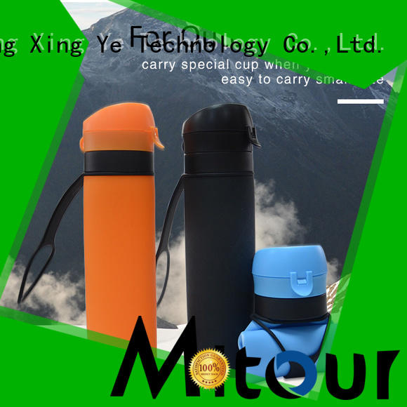 Mitour Silicone Products sports silicone collapsible bottle supplier for children