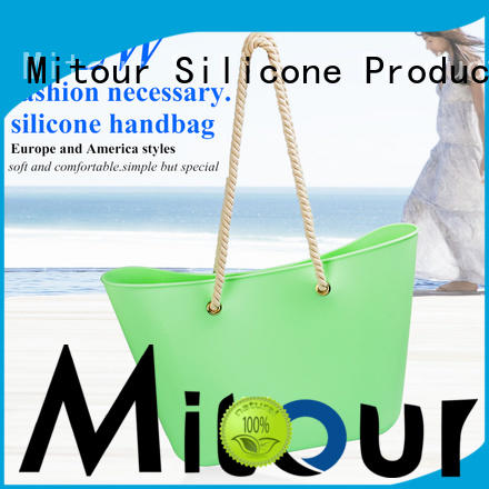Mitour Silicone Products ODM reusable silicone bags handbag for trip