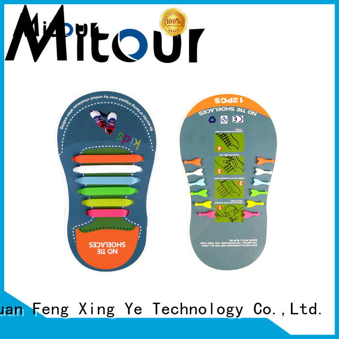 Mitour Silicone Products high-quality best no tie shoelaces manufacturers for child