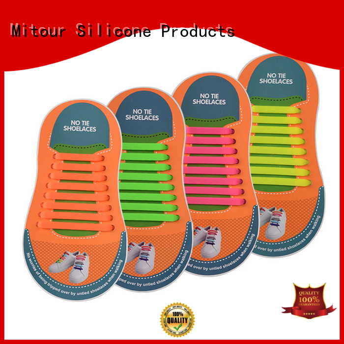 Mitour Silicone Products high-quality silicone shoelaces shoe laces lazy for child