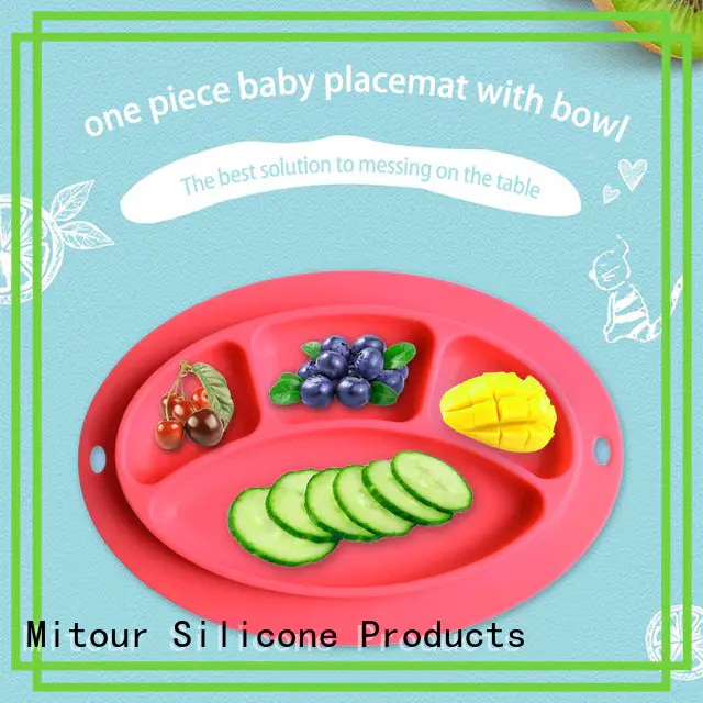 Mitour Silicone Products hot-sale baby placemat for business for baby