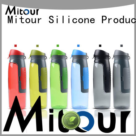 Mitour Silicone Products cup branded glass water bottles bulk production for water storage