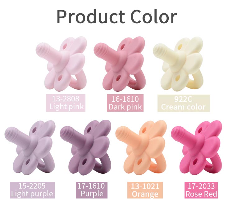 Silicone Soother Baby Pacifier Color
