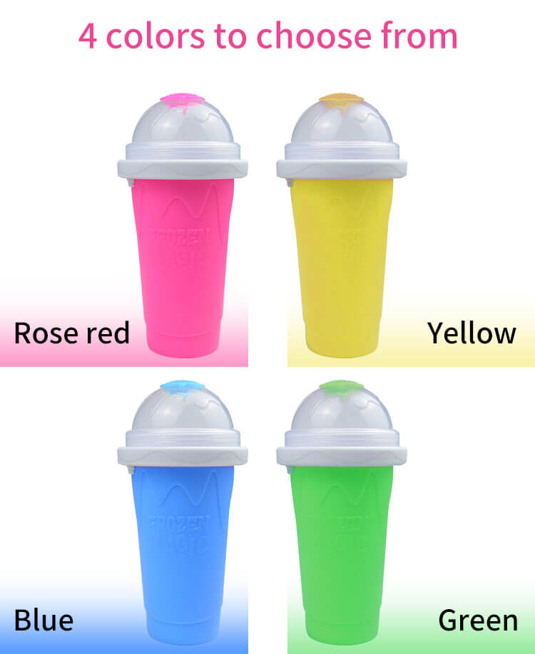 Silicone Squeeze Ice Cup Colors