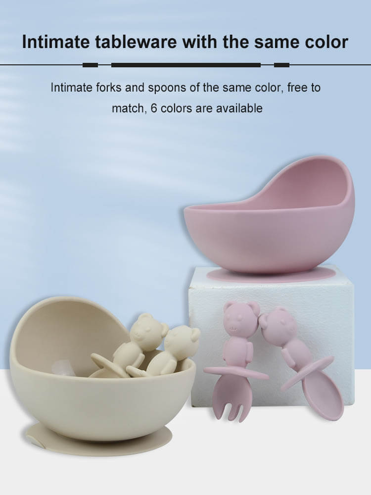 Silicone Baby Bowls Set