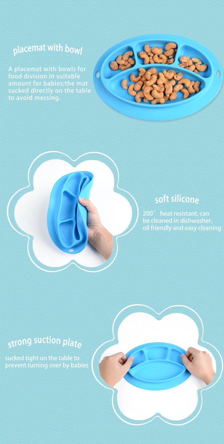 Silicone Baby Plate Feature