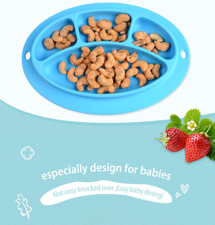 Silicone Baby Plate Application