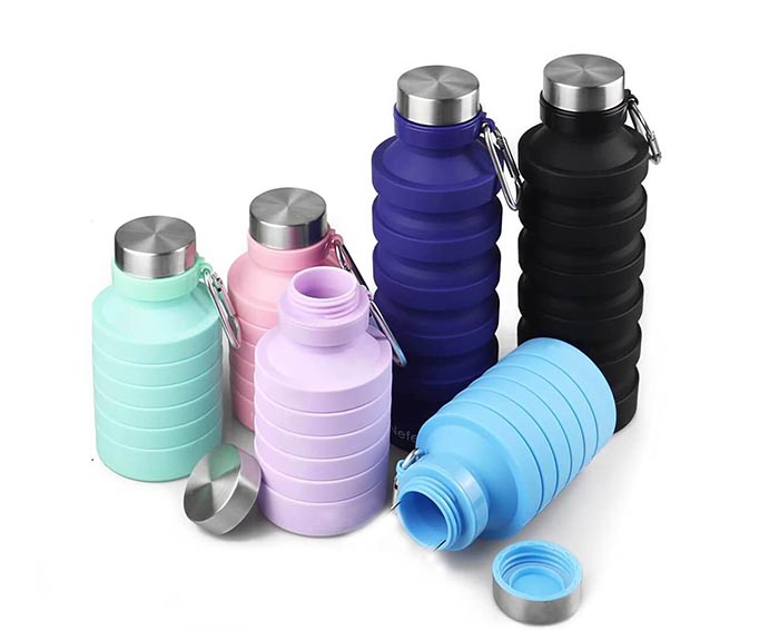 Mitour Silicone Water Bottle