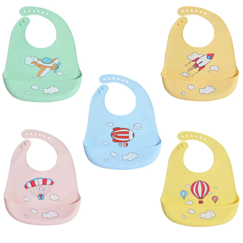 Customized Silicone Baby Bibs