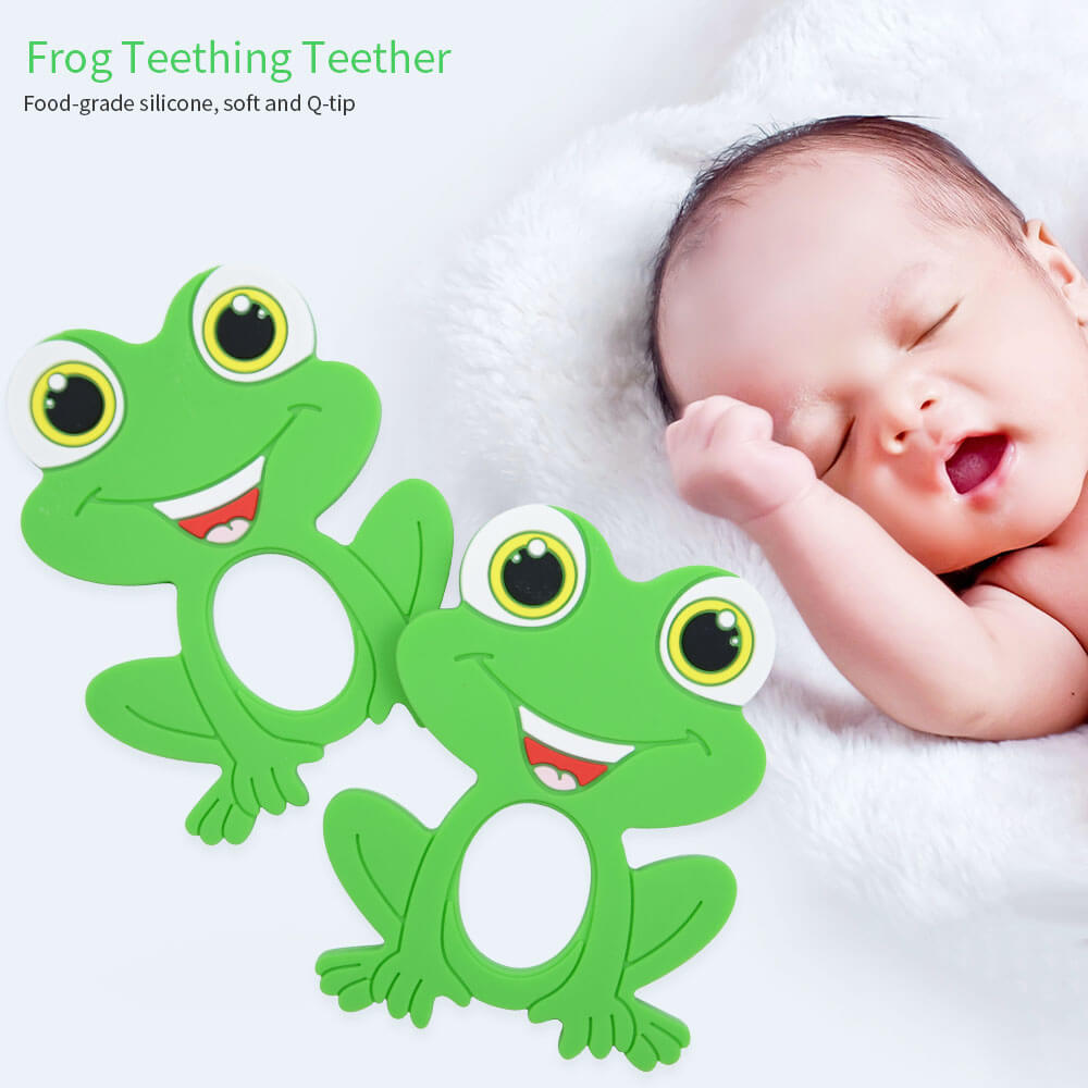 Can we give silicon teether to 4 months baby?