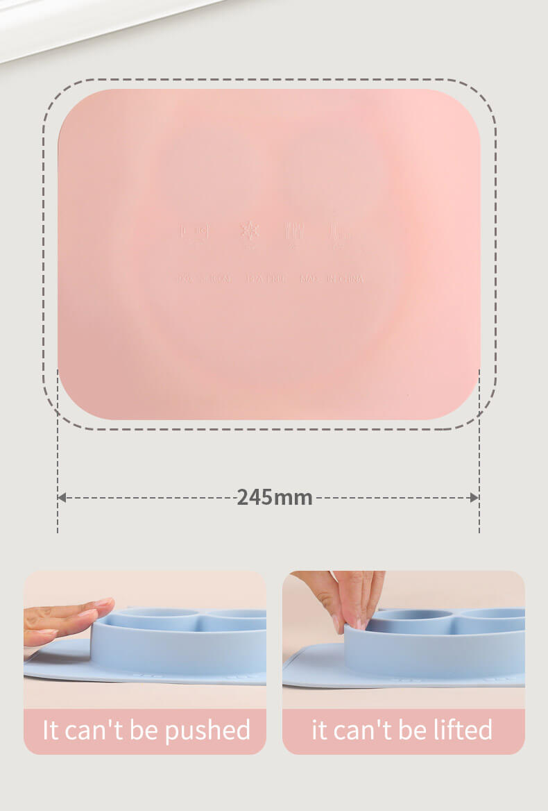 Silicone Divided Plate Size