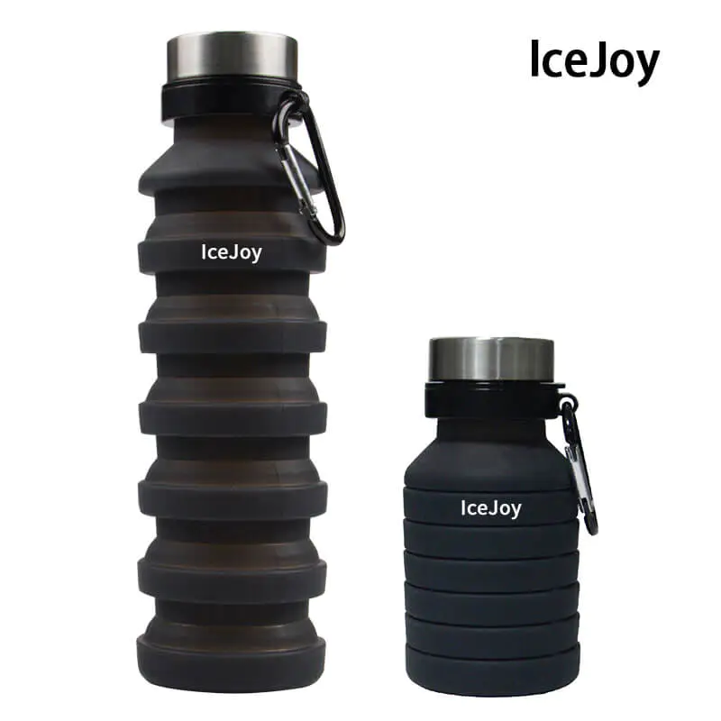 IceJoy Collapsible Silicone Sport Water Bottle