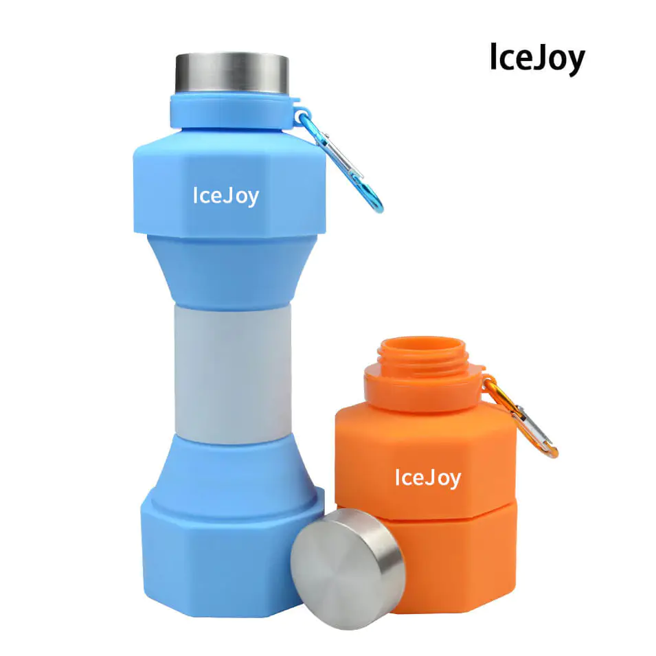 IceJoy Silicone Dumbbell Water Bottles