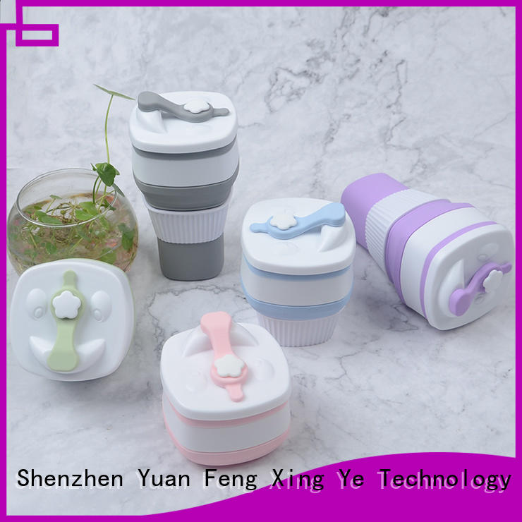 Wholesale silicone foldable bottle supplier for children