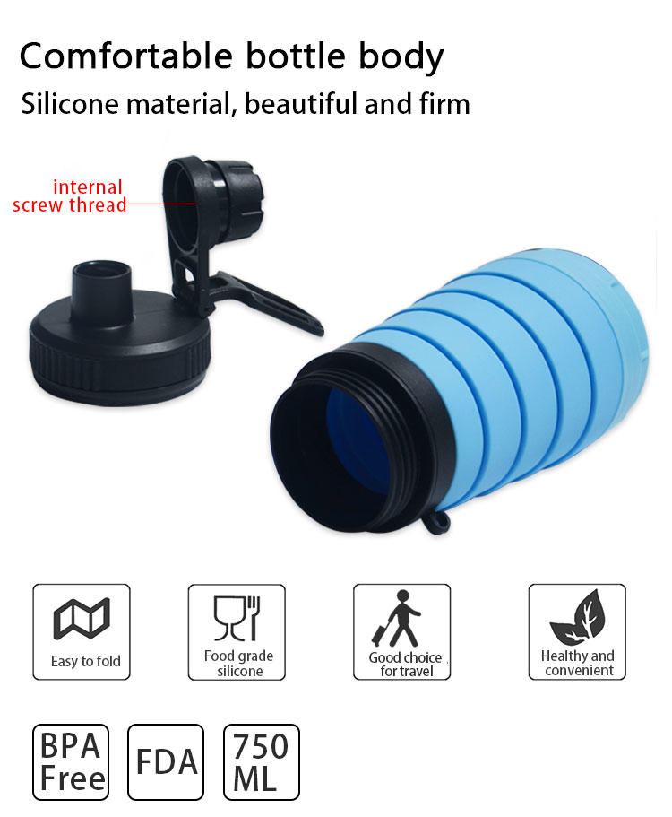foldable silicone cup for water storage