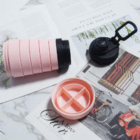750ML Collapsible Silicone Water Bottle for Outdoor Sports
