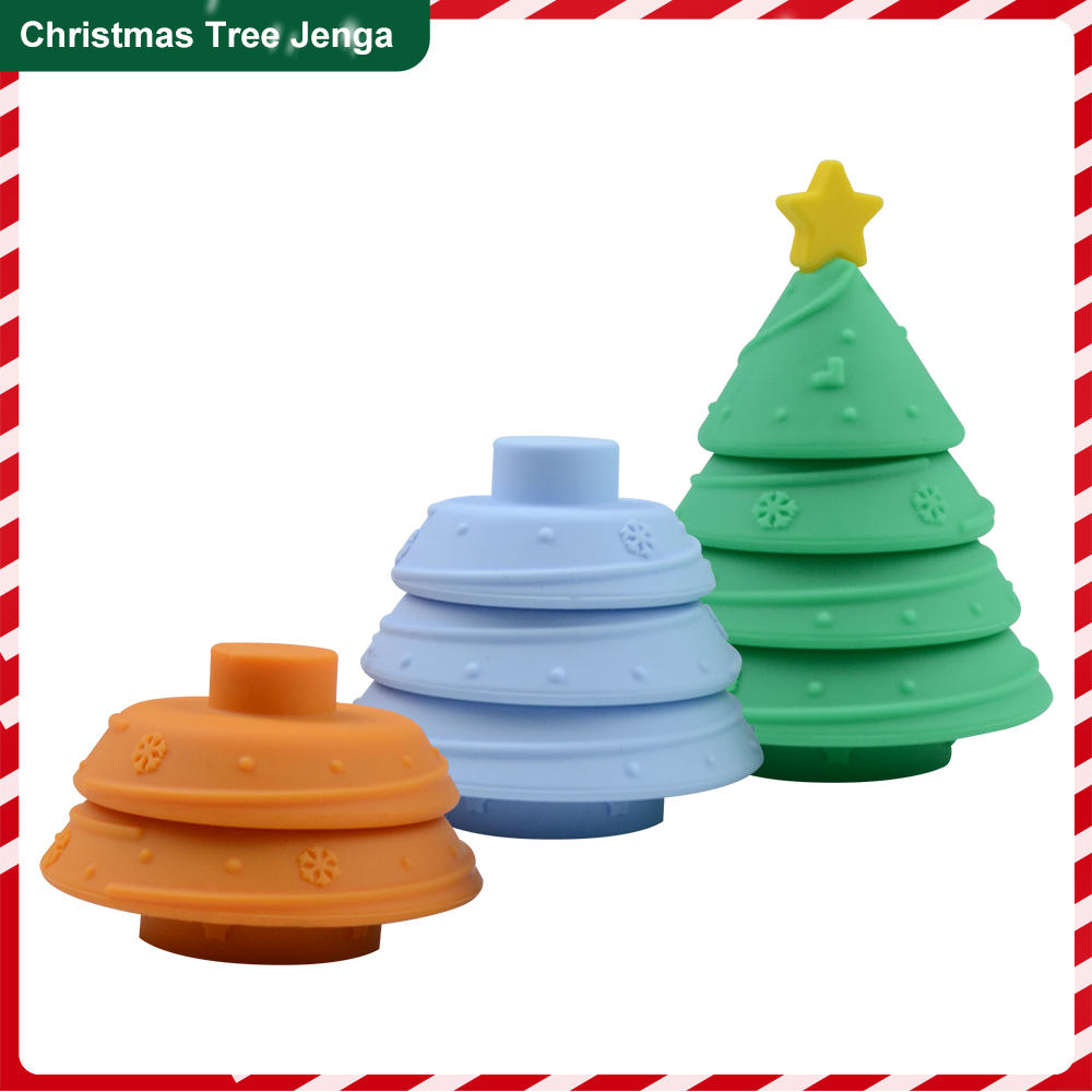 Jenga for Christmas trees