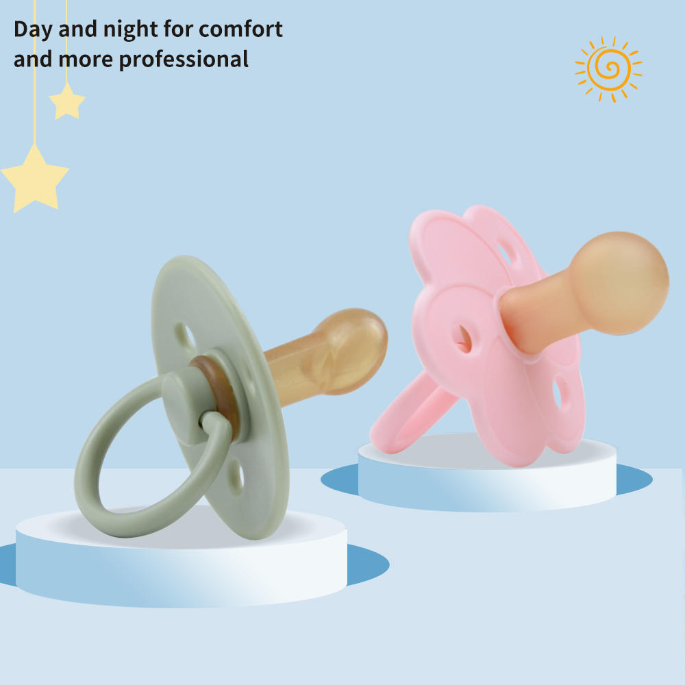 Nano silver pacifier for day and night