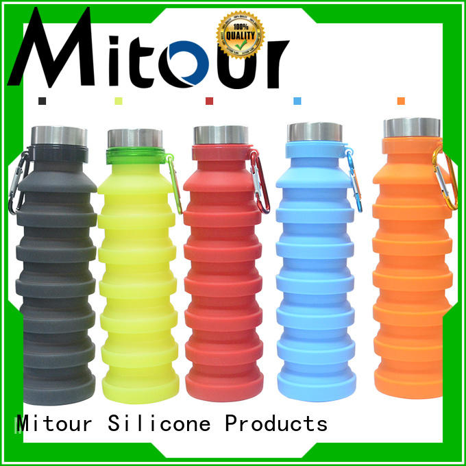 straight silicone collapsible bottle cup supplier for water storage